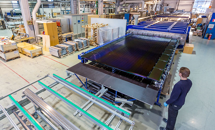 GeoHeat savosolar high-tech manufacturing process of solar thermal hot water collectors