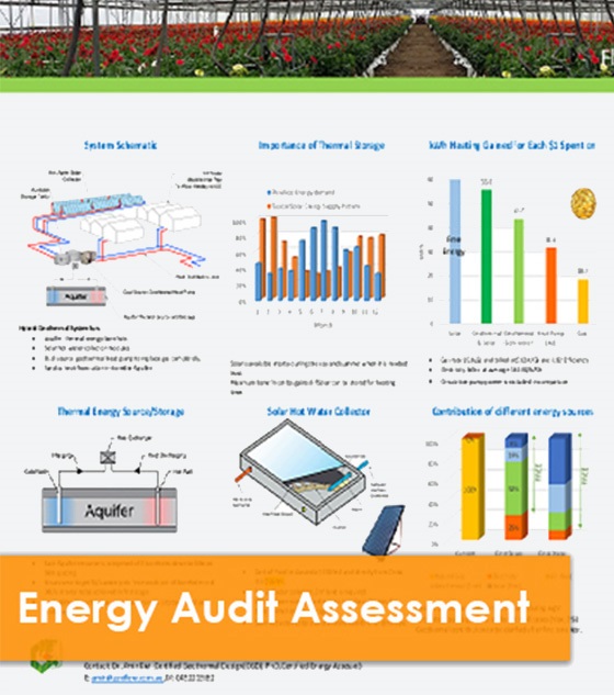 Geoheat Energy Audit and Energy Saving Assessment for Commercial