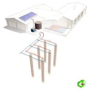 GeoHeat Vertical geothermal heating and cooling solution